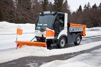 Kann mehr als nur transportieren: der schlanke Multicar TREMO T mit Winterdiensttechnik von KIF.