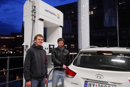 Wasserstoffautos legen Rekordstrecke zurück
