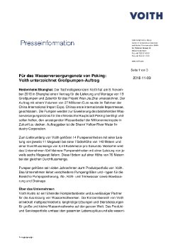 2018-11-09_MediaRelease_Pump Project Wan Jia Zhai_China_DE.pdf