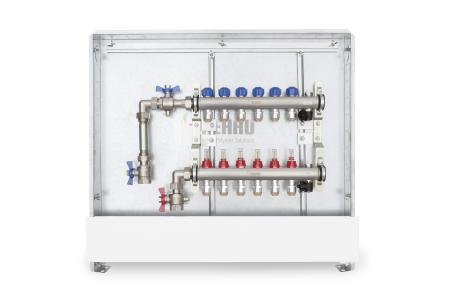 Erhältlich sind die RAUTHERM Units für alle gängigen Einbausituationen sowie auf Wunsch mit Zusatzarmaturen. (Bild: REHAU)