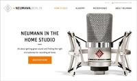 Die Microsite www.neumann.com/homestudio bietet eine Vielzahl von Tipps für das Home Recording, nützliche Produktinformationen und leicht verständliche Tutorial-Videos