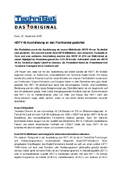 HDTV 46 Auslieferung an den Fachhandel gestartet.pdf