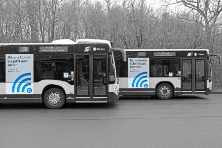 Busse der Stadtwerke Remscheid (© M. Mandt)