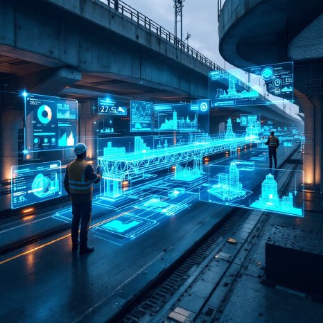 Der digitale Zwilling einer Brücke und ihrer Umgebung..png