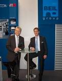 Günter Beil, Managing Partner of BEIL Registersysteme GmbH (left) and Christoph Thielmann, Managing Partner of Berth Maschinenbau GmbH (right).