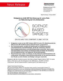 Bridgestone erhält SBT-Zertifizierung für seine Ziele zur Reduzierung der CO2-Emissionen.pdf