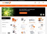 Neue Startseite des Schweizer Online-Portals von SAXOPRINT