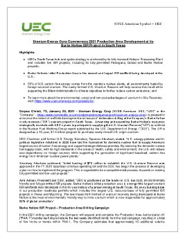 26012021_EN_UEC Burke Hollow PA1 Drilling (Final)_EN.pdf
