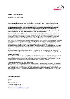 20140422_Medienmitteilung_RUAG Environment AG und Bison Schweiz AG - together ahead.pdf