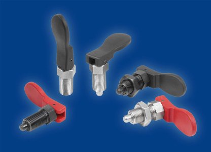 Die neuen Arretierbolzen mit Exzenterhebel von KIPP sind praktisch und ergonomisch in der Handhabung.
Bild: HEINRICH KIPP WERK GmbH & Co. KG