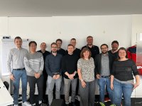 The LieberLieber partners at the meeting in Vienna (front right: Danja Stiegler; back right: Peter Lieber, company founder)