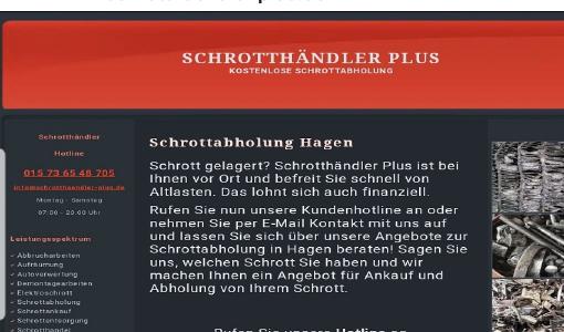 Schrottabholung in Hagen
