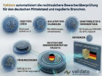 Validato automatisiert die rechtssichere Bewerberüberprüfung für den deutschen Mittelstand und regulierte Branchen. Wie Unternehmen durch Pre-Employment Screenings von Validato Einstellungsrisiken minimieren und DSGVO-konforme Prozesse sicherstellen.
