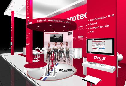 gateprotect Stand Aktion CeBIT 2013