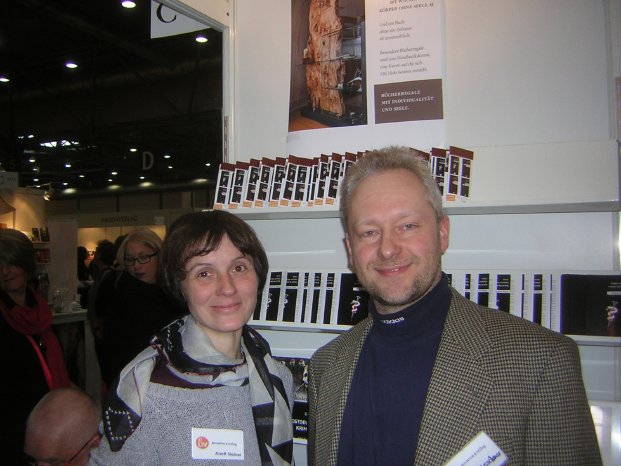01 - Anett Steiner und Heiko Kretzschmar auf der Leipziger Buchmesse 2015 (Foto Buchvolk-Verlag).jpg