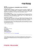 [PDF] Pressemitteilung: Sportliche Anwendung von Leiterplatten bei der CONTAG AG