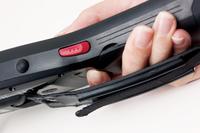 Der Denso BHT-1100 Scanner kann leicht mit einer Hand benutzt werden