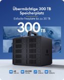 Mit zehn Einschüben für Festplatten á 30 TB bietet Diamond Case 3710 sagenhaften 300 TB Speicher eine Heimat.