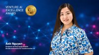 Ánh Nguyen, Senatorin für KI-Transformation und Leiterin des Art Execution Teams. Bildgestaltung: KI-bearbeitet.