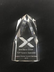 Award TOP Nutanix Specialist_Erik Sterck GmbH