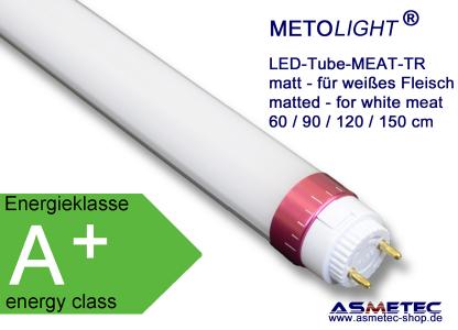 LED MEAT Röhren für Fleischtheken mit Geflügelfleisch
