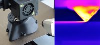 Durch Einsatz der Thermografie lassen sich bereits frühzeitig Fehlermerkmale bei additiv gefertigten Bauteilen erkennen / Bild: SKZ