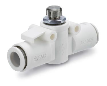 Das neue Drosselrückschlagventil AS-X900 aus schwerentflammbarem Kunststoff eignet sich ideal für alle Druckluftanwendungen, bei denen Feuergefährdung aufgrund von Schweiß- oder Laserarbeiten auftritt