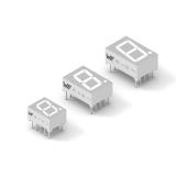 Als langzeitverfügbare Standardprodukte bei Würth Elektronik erhältlich: sparsame 7-Segment-Anzeigen (Bild: THT-Variante WL-T7DS) / Bildquelle: Würth Elektronik