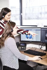 Ob im Rahmen des Kundenservice (Inbound) oder bei Outbound-Beratungen im B2B-Bereich: Laut KiKxxl sorgt die Einbindung der Idiligo-Skripte für mehr Transparenz und Effizienz. Bis zu 80 % der Zeit lassen sich mit der modernen Face-to-Face-Kommunikation einsparen
