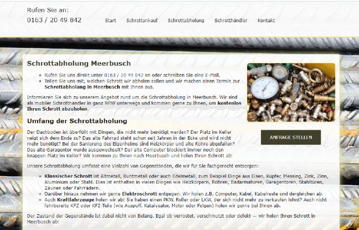 Schrottankauf NRW ist Ihr Partner für Schrottankauf, Schrottabholung.PNG