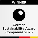 Schüco wins the 2026 German Sustainability Award in the Company category.