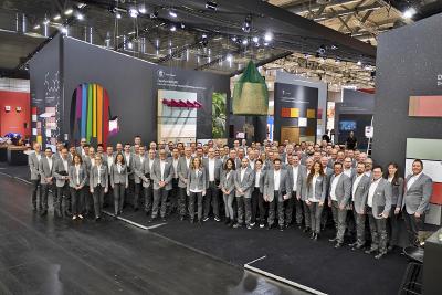 Caparol-Messeteam auf der Farbe Ausbau & Fassade 2019 / Foto: Caparol Farben Lacke Bautenschut