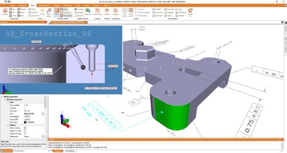 3DViewStation supports PMIs, MBD processes