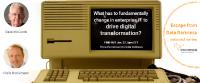 How To Lay The Foundation For Digital Transformation (by becoming data-centric)