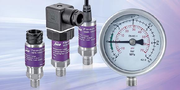 Compound-Drucktransmitter der Firma SUCO eignen sich für die Messung von positiven und negativen Druckbereichen über den Nulldruck