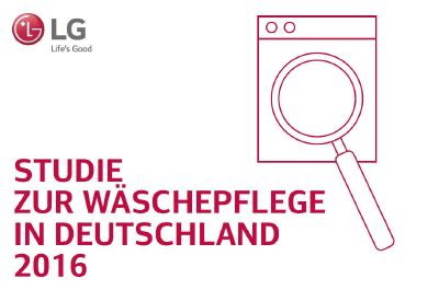 LG Studie zur Wäschepflege in Deutschland 2016