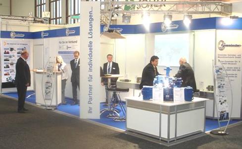 Messestand der Gmeinder Getriebe- und Maschinenfabrik GmbH auf der InnoTrans 2008