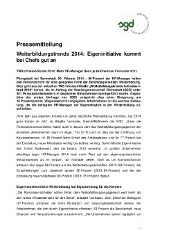 20.02.2014_TNS Infratest 2014_Bedeutung Weiterbildung_Fernunterricht_1.0_FREI_online.pdf