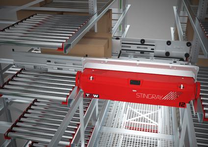 The TGW STINGRAY stands out for its particularly high performance and flexibly scalable, modular design (Source: TGW Logistics Group GmbH)