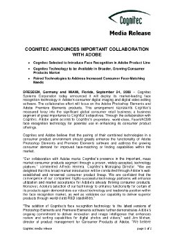 COGNITEC ANNOUNCES IMPORTANT COLLABORATION WITH ADOBE.pdf