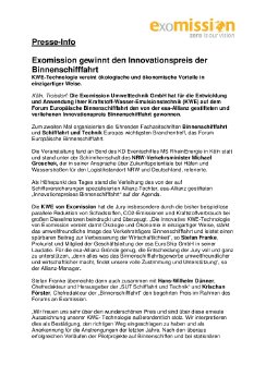 Pressemitteilung Exomission gewinnt Innovationspreis Binnenschifffahrt_mit Bild.pdf