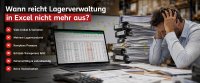 Lagerverwaltung mit Excel: Chancen, Grenzen und die bessere Alternative