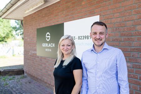 Tanja Gerlach mit Inhaber Stefan Gerlach