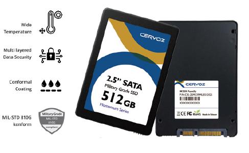 Military-Grade-SSD für Anwendungen im industriellen Bereich