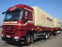 Der Fuhrpark der Spedition Hövelmann umfasst rund 45 LKW