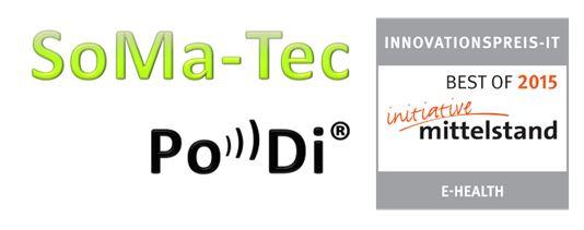 SoMa-Tec's PoDi mit dem INNOVATIONSPREIS-IT E-Health 2015 ausgezeichnet!