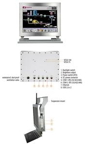 Axiomtek Launches 12.1" IP66-rated Stainless Panel PC for Outdoor Information Kiosks & Food Factory - GOT812LR-834