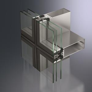 Schüco Structural-Glazing-Fassadensystem FW 50+ SG.SI in hochwärmegedämmter Ausführung