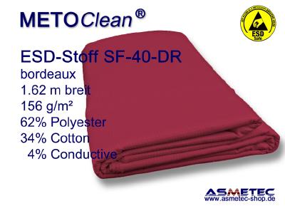 ESD-Stoff SF-40 in rot