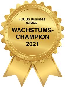 Novalnet ist FOCUS Business Wachstumschampion 2021 und damit eines der 500 Unternehmen in Deutschland, die zwischen 2016 und 2019 das höchste prozentuale Wachstum ihres Umsatzes erzielen konnten.